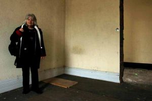 Carol in her Old Room in The Nurses Residence